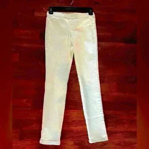 Vineyard Vines girls white jeans pull on. Elastic waist. Excellent cond side 12